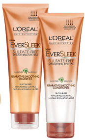 Free Samples L'Oreal EverSleek Hair Products