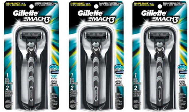$2.49 (Reg $9) Gillette Mach 3 Razor at CVS