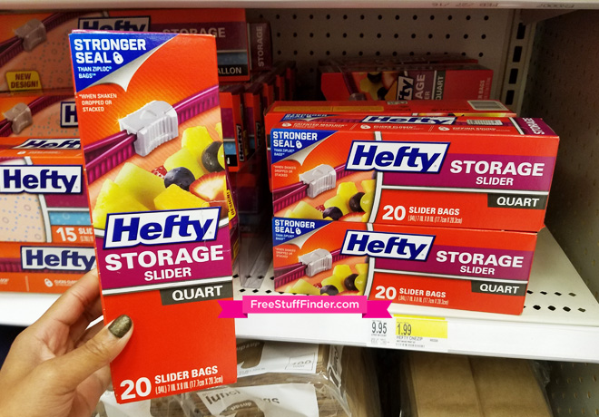 $0.62 (Reg $1.49) Hefty Slider Bags at Target (Print Now!)