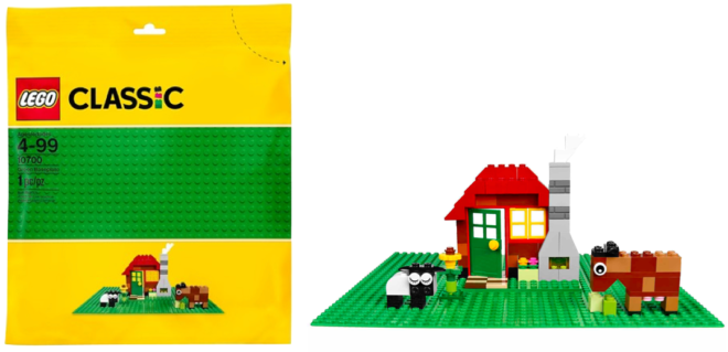 $5.75 (Reg $10) LEGO Classic Green Baseplate + FREE Store Pickup