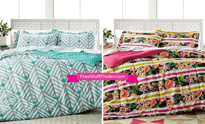 *HOT* $25.49 (Reg $80) 3 Pc Comforter Sets + FREE Pickup