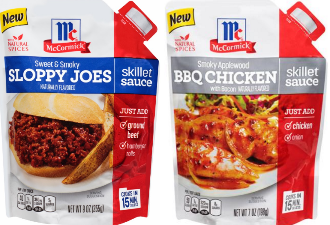 $0.74 (Reg $1.49) McCormick Skillet Sauces at Target