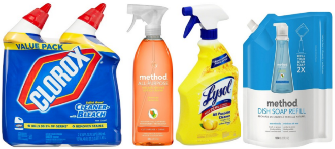 *HOT* Buy 3 Get 1 FREE Lysol, Clorox and Method Products + FREE Store Pickup