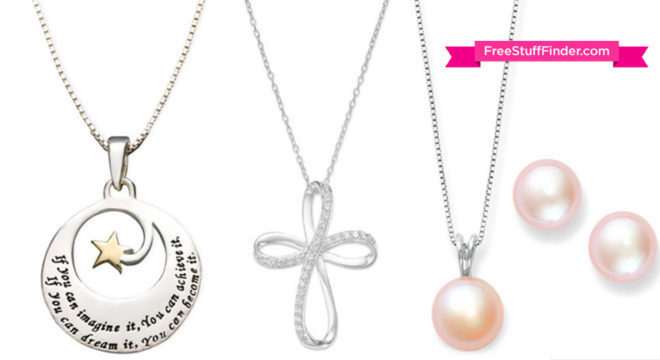 *HOT* $21.25 (Reg $100) Sterling Silver Necklaces + FREE Store Pickup