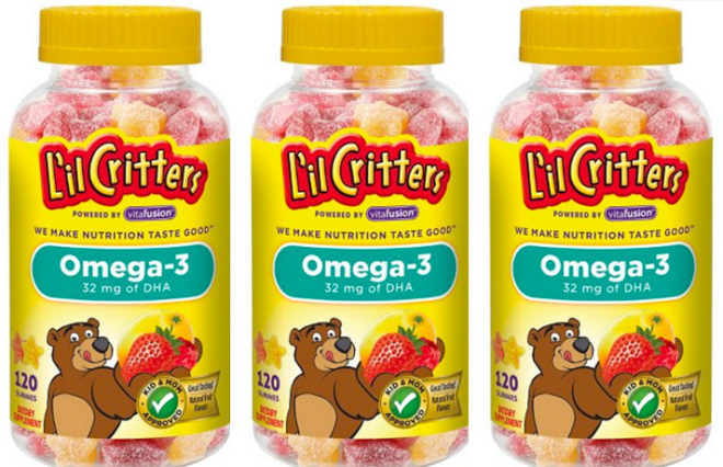 $3.67 (Reg $6.49) Lil' Critters Omega-3 Gummies + FREE Store Pickup