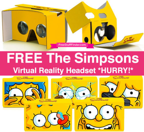 FREE The Simpsons Virtual Reality Headset