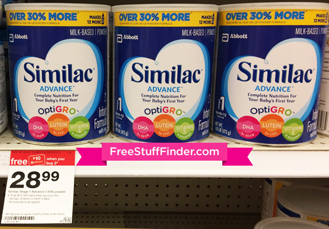 $23.99 (Reg $29) Similac Advance Formula at Target