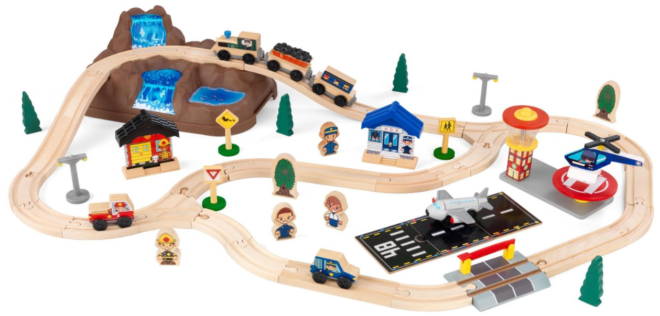 *HOT* $26.76 (Reg $133.57) KidKraft Bucket Top Mountain Train Set