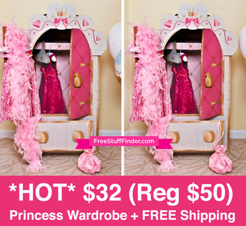 *HOT* $32 (Reg $50) Princess Wardrobe + FREE Shipping