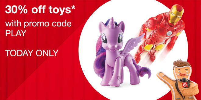 *HOT* 30% Off Toys Coupon at Target (11/19)