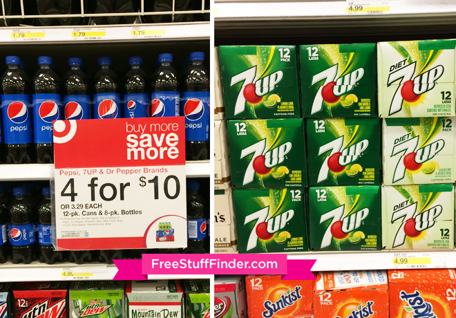 *HOT* $1.50 (Reg $5.49) 7UP 12-Pack at Target + 4 Deals