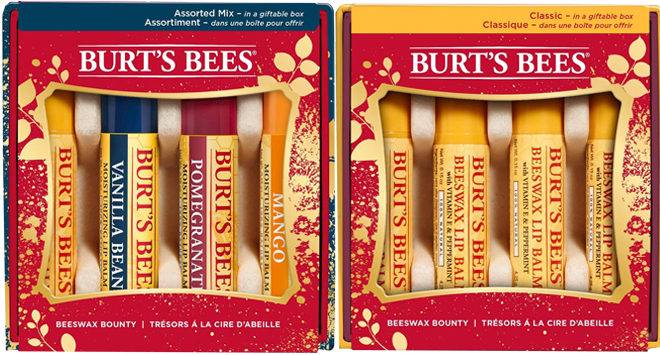 *HOT* $4.99 (Reg $10) Burt's Bees Holiday Lip Set + FREE Shipping