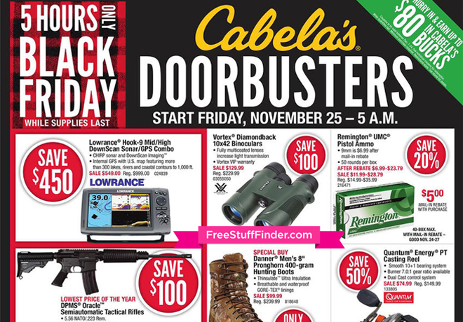 *HOT* Cabela's Black Friday Ad (11/25-11/30)