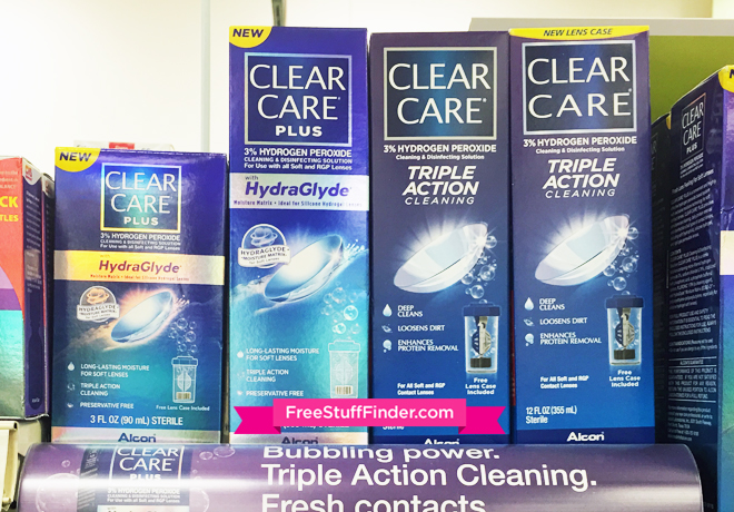 FREE Clear Care Contact Solution + $1.01 Moneymaker at CVS