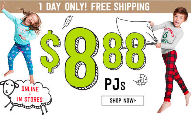 *HOT* $8.88 (Reg $20) Pajama Sets + FREE Shipping at Crazy 8