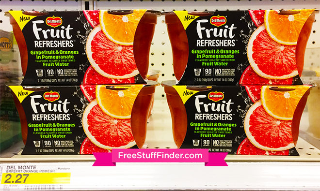 FREE Del Monte Fruit Refreshers at Target (Print Now!)