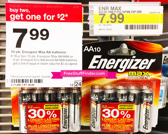 *HOT* $3.39 (Reg $8) Energizer 10pk Batteries at Target