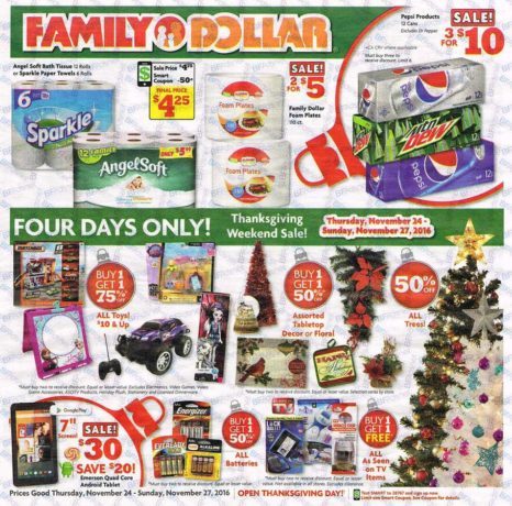 *HOT* Family Dollar Black Friday Ad (11/24-11/27)