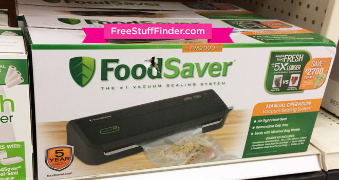 *HOT* $42.59 (Reg $80) FoodSaver Vacuum Sealer System at Target