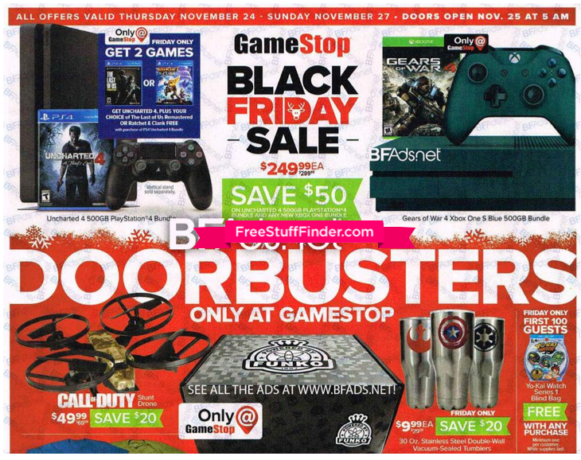 *HOT* GameStop Black Friday Ad Preview (11/24-11/27)