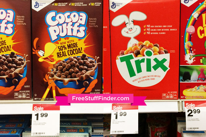 $0.99 (Reg $2.99) General Mills Cereals at Target