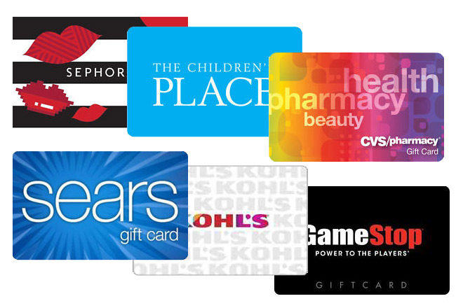 *HOT* Up To 20% Off Gift Cards + FREE Shipping