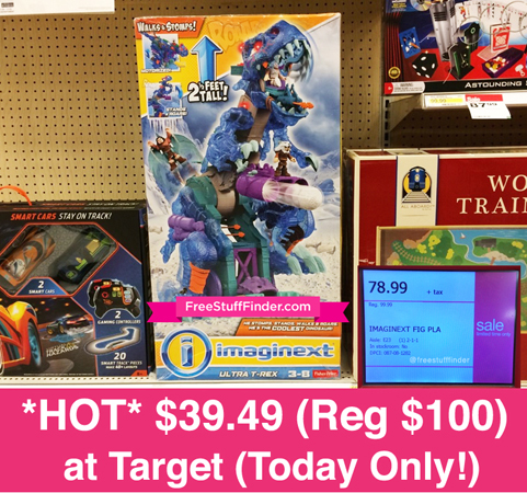 *HOT* $39.49 (Reg $100) Imaginext Ultra T-Rex Toy at Target