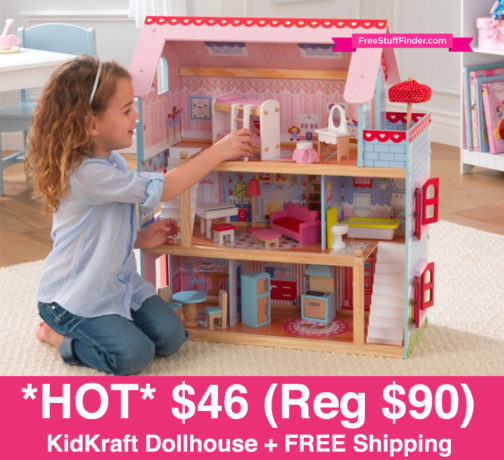 *HOT* $46 (Reg $90) KidKraft Chelsea Dollhouse + FREE Shipping