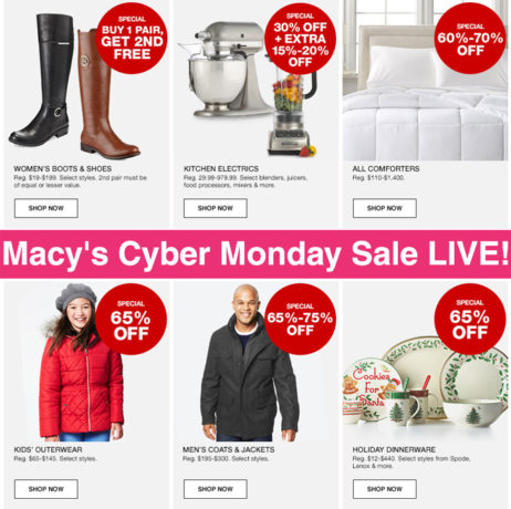 *HOT* Macy's Cyber Monday Sale LIVE