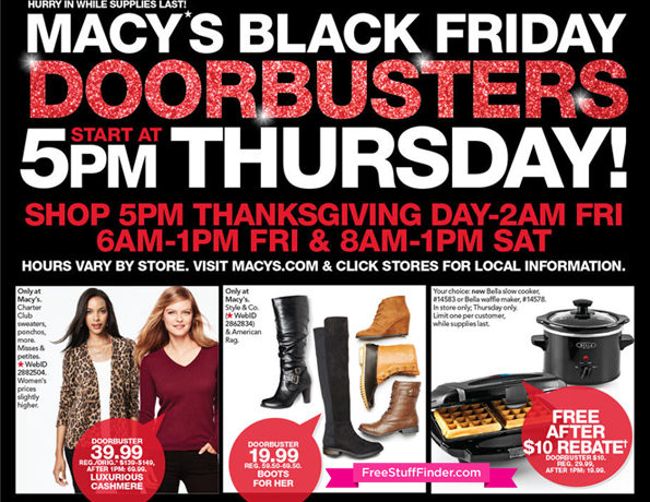 *HOT* Macy's Full Black Friday Ad (11/24-11/26)