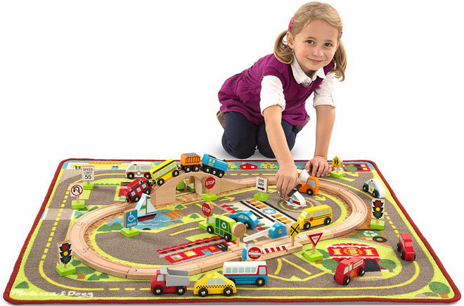 *HOT* $35.99 (Reg $90) Melissa & Doug Multi-Vehicle Activity Rug + FREE Shipping