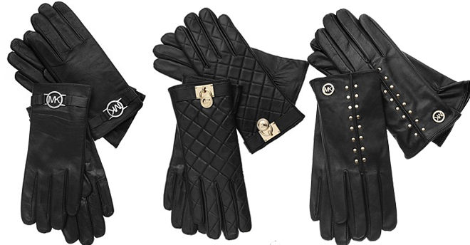 *HOT* $29.99 (Reg $98) Michael Kors Leather Gloves + FREE Shipping