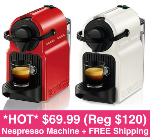 *HOT* $69.99 (Reg $120) Nespresso Machine + FREE Shipping