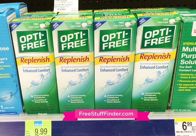 $1.64 (Reg $10) Opti-Free Contact Solution at Walgreens