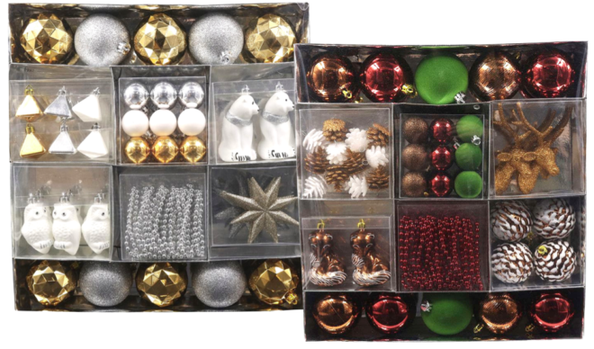 *HOT* $11.84 (Reg $60) Shatter-Proof Ornaments 50-Pack + FREE Pickup
