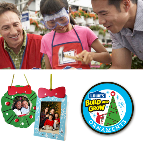 FREE Christmas Ornaments (Lowe's Build & Grow)
