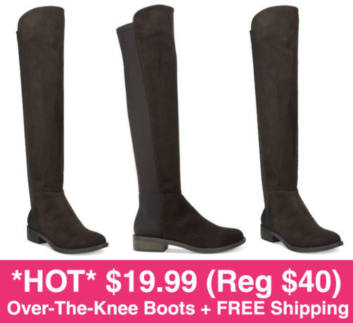 *HOT* $19.99 (Reg $40) Women’s Over-The-Knee Boots + FREE Shipping