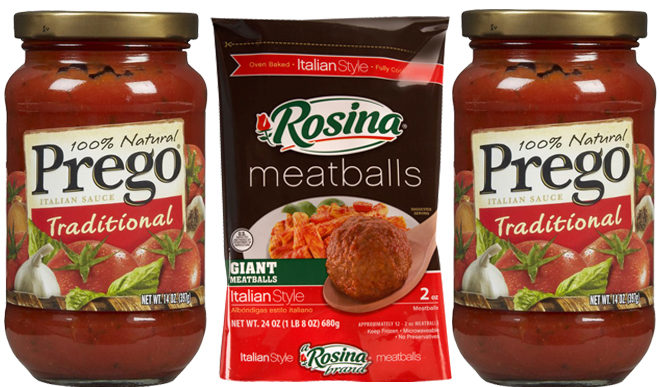 *NEW* Prego Sauce & Rosina Meatballs Coupons (PRINT NOW!)