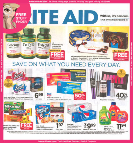 *HOT* Rite Aid Ad Preview (Week 11/13 – 11/19)