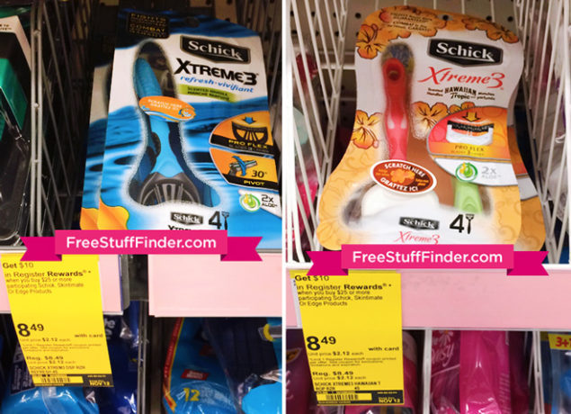 *HOT* $1.62 (Reg $8.49) Schick Xtreme3 Razors at Walgreens