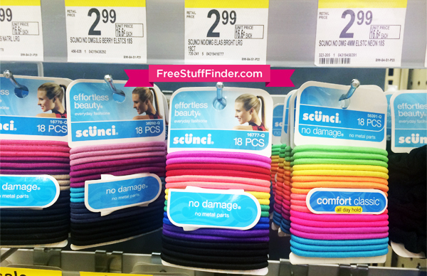 *HOT* FREE Scunci Hair Elastic Packs at Walgreens