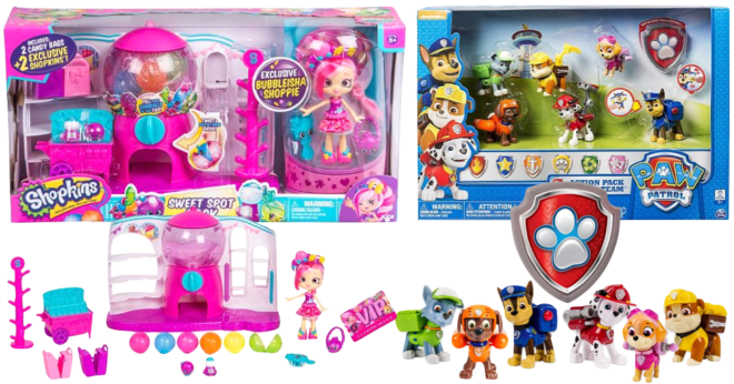 *HOT* $16.99 (Reg $45) Shopkins & Paw Patrol Play Sets + FREE Store Pickup