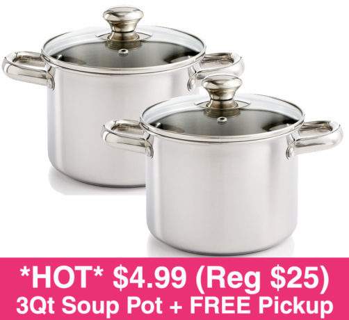 $12.50 (Reg $25) Tools of the Trade 3Qt Soup Pot + FREE Pickup (Today Only)