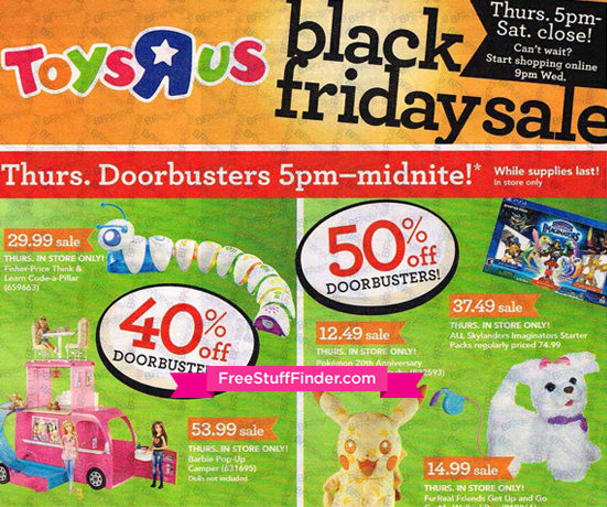 *HOT* ToysRUs Black Friday Ad (11/24-11/26)