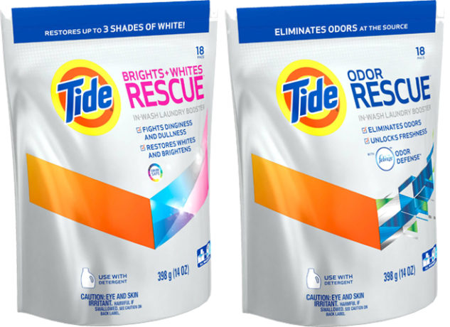 $5.82 (Reg $10) Tide Odor Rescue Booster Pacs + FREE Shipping