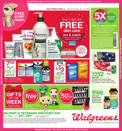 *HOT* Walgreens Ad Preview (Week 11/6 – 11/12)