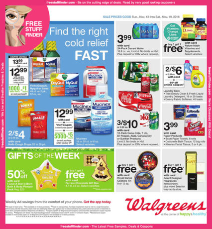 *HOT* Walgreens Ad Preview (Week 11/13 – 11/19)