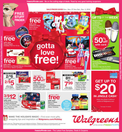 *HOT* Walgreens Ad Preview (Week 11/27 – 12/3)