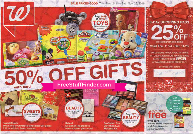 *HOT* Walgreens Black Friday Ad (11/24-11/26)