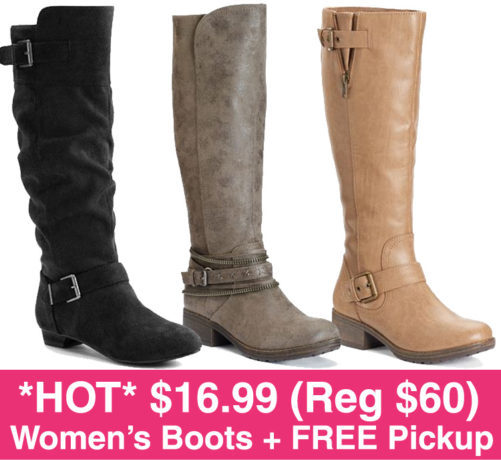 $11.99 (Reg $60) Women's Fashion Boots + FREE Shipping (LIVE NOW)